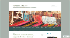 Desktop Screenshot of manosdeartesano.com.ar